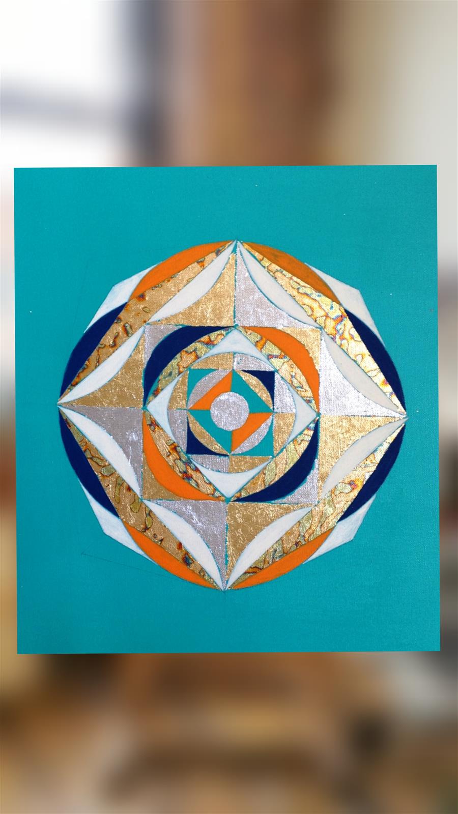 Geometría Sagrada Turquesa